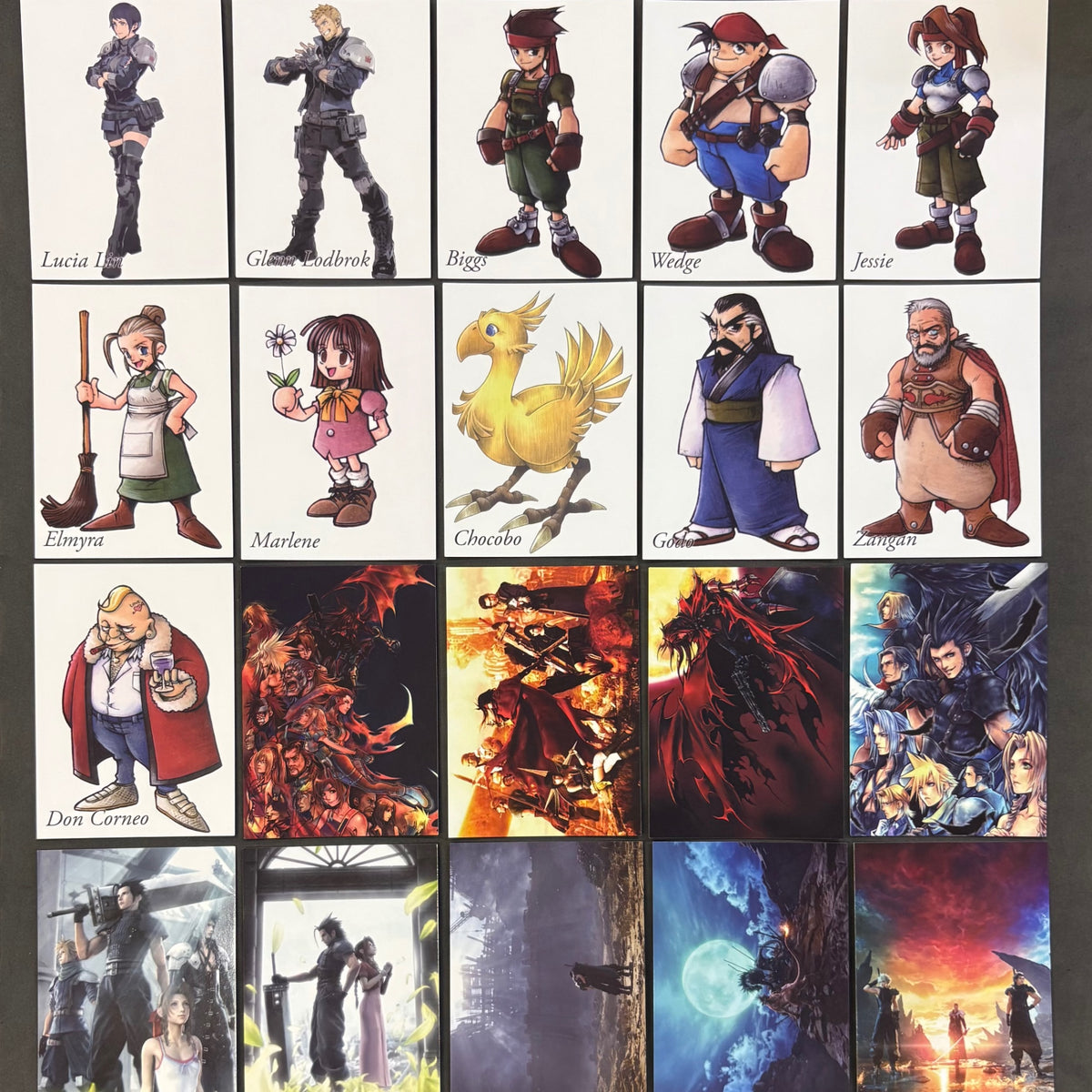 ファイナルファンタジー FF7 アニバーサリーアートミュージアム 100枚まとめ売り
