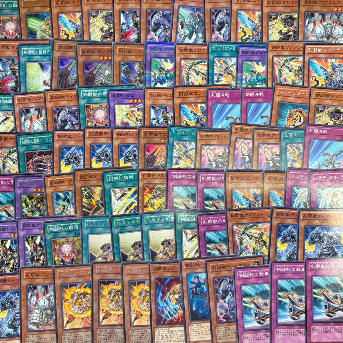 遊戯王　剣闘獣 (グラディアルビースト) デッキパーツ　500枚まとめ売り