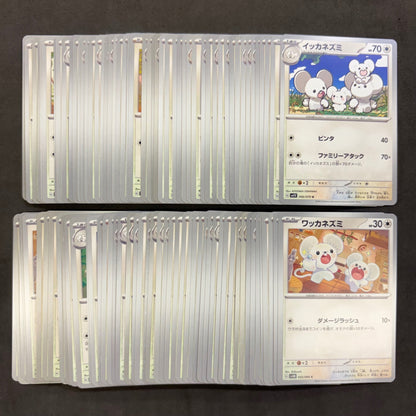 ポケモンカード　【01】 ワッカネズミ イッカネズミ　100枚まとめ売り